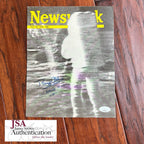 BUZZ ALDRIN * JSA * Autograph Newsweek Magazine Signed Cover Apollo 11
