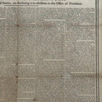 GEORGE WASHINGTON Scarce "FAREWELL ADDRESS" Printed Broadside Circa 1800