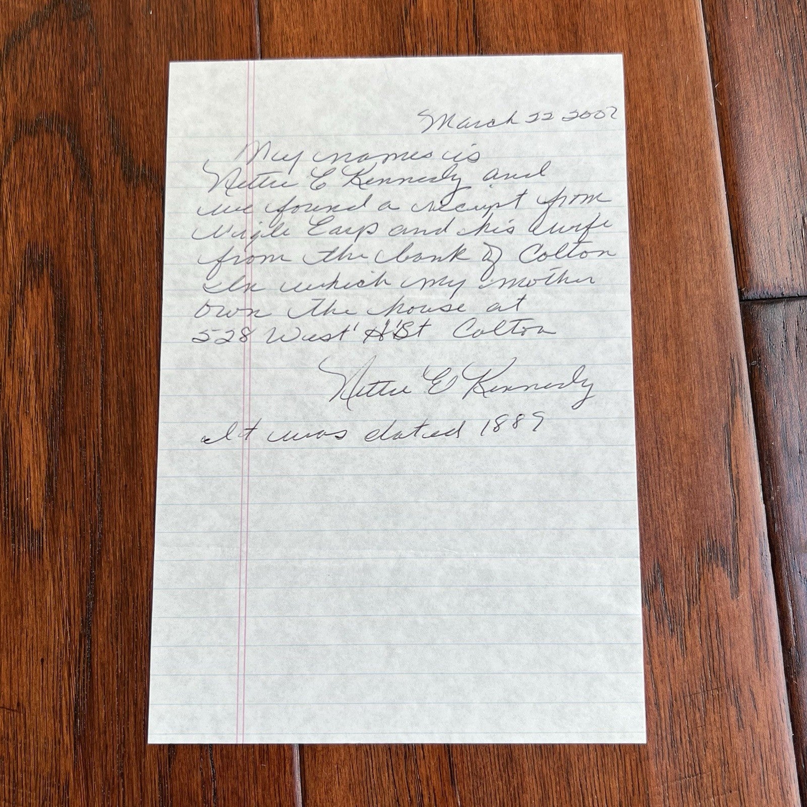 VIRGIL EARP * PSA * OK CORRAL Marshal AUTOGRAPH Loan Document SIGNED WYATT Bro