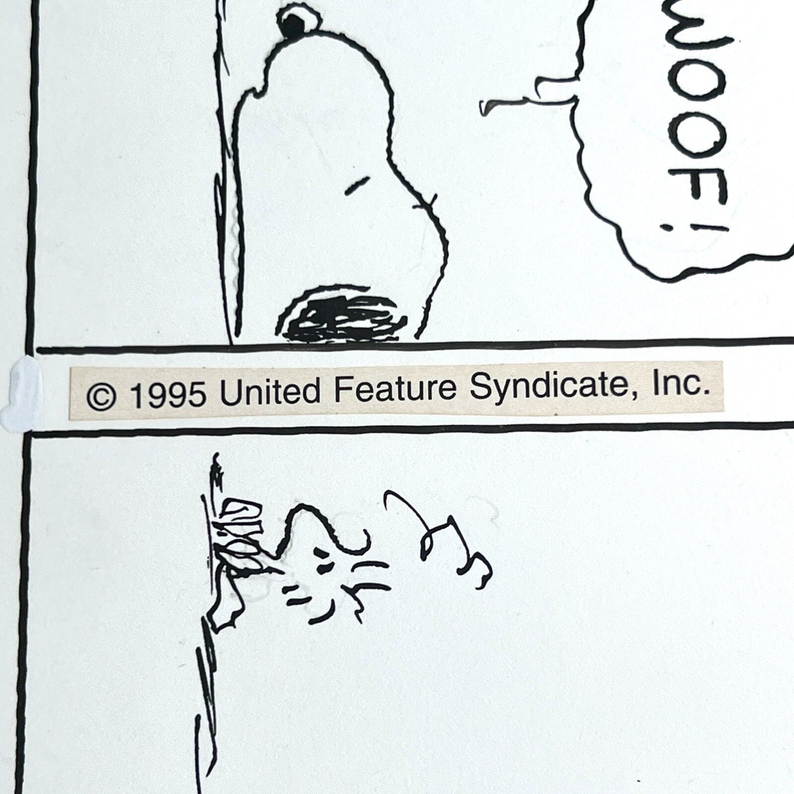 CHARLES SCHULZ * PSA * Original Snoopy Artwork Strip Signed * Autograph Drawing