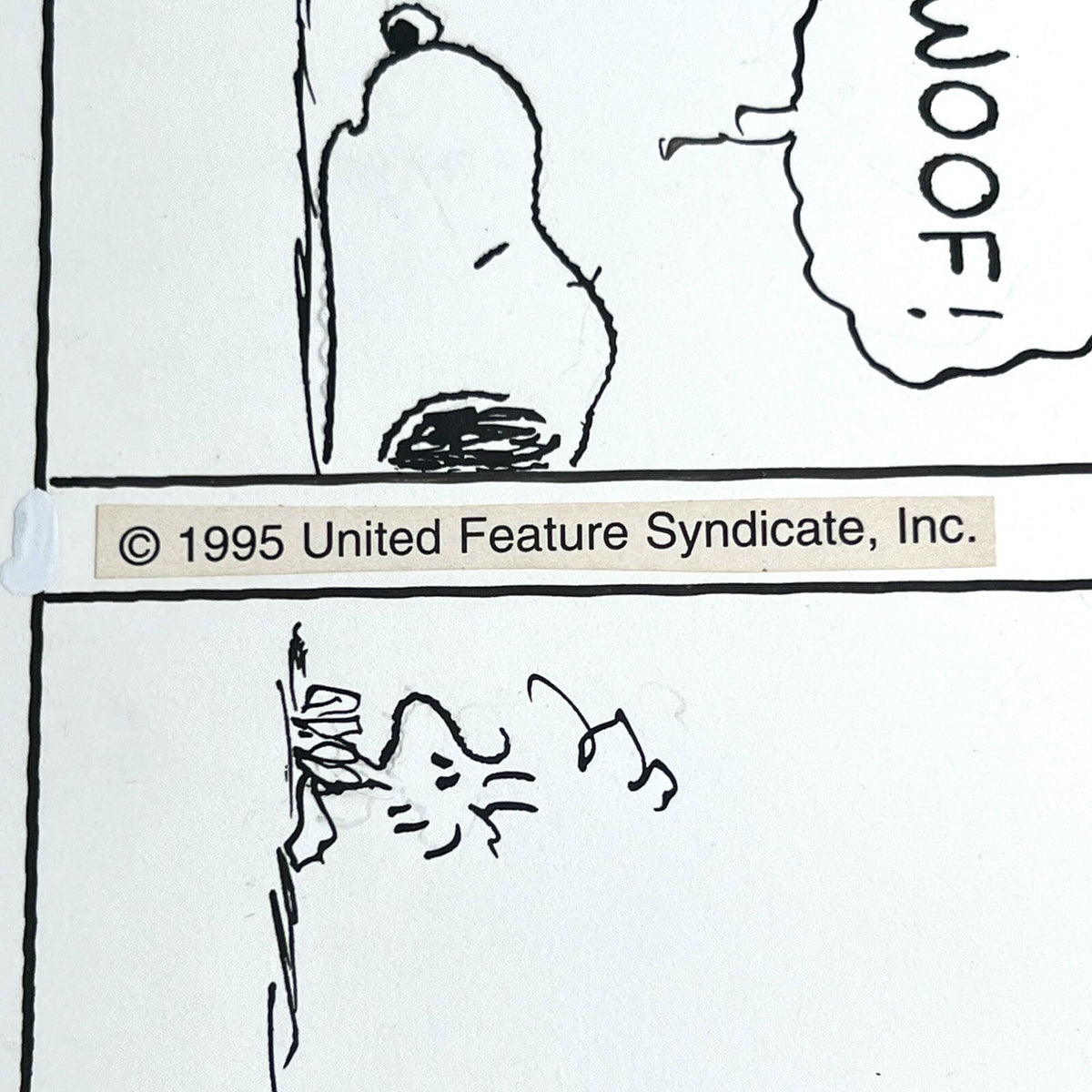 CHARLES SCHULZ * PSA * Original Snoopy Artwork Strip Signed * Autograph Drawing