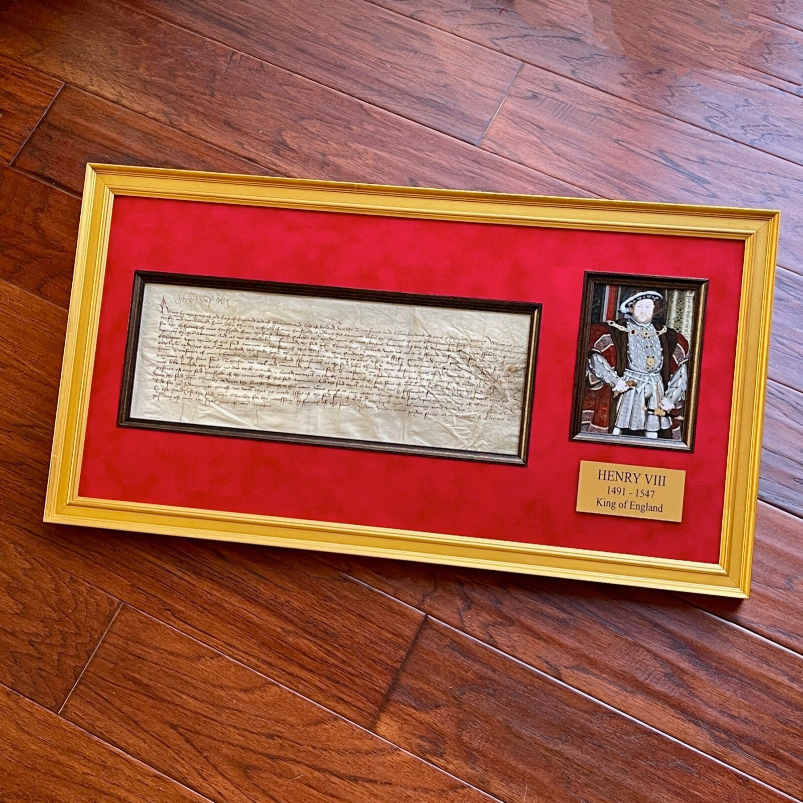 HENRY VIII * PSA/DNA * 1514 Royal Finance Autograph Document Signed * King of UK