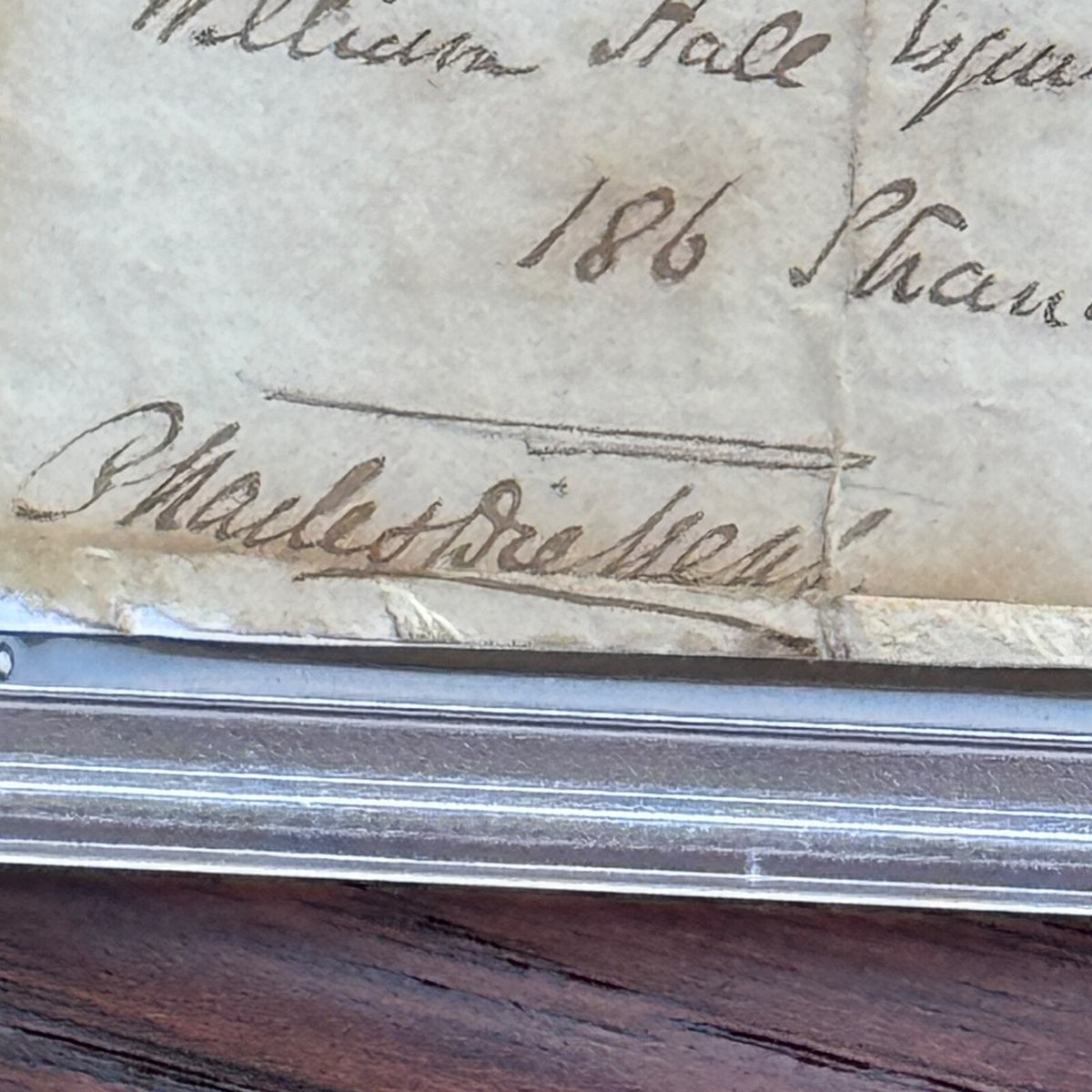 CHARLES DICKENS * PSA/DNA * Autograph FREE FRANK Signed * CHRISTMAS CAROL