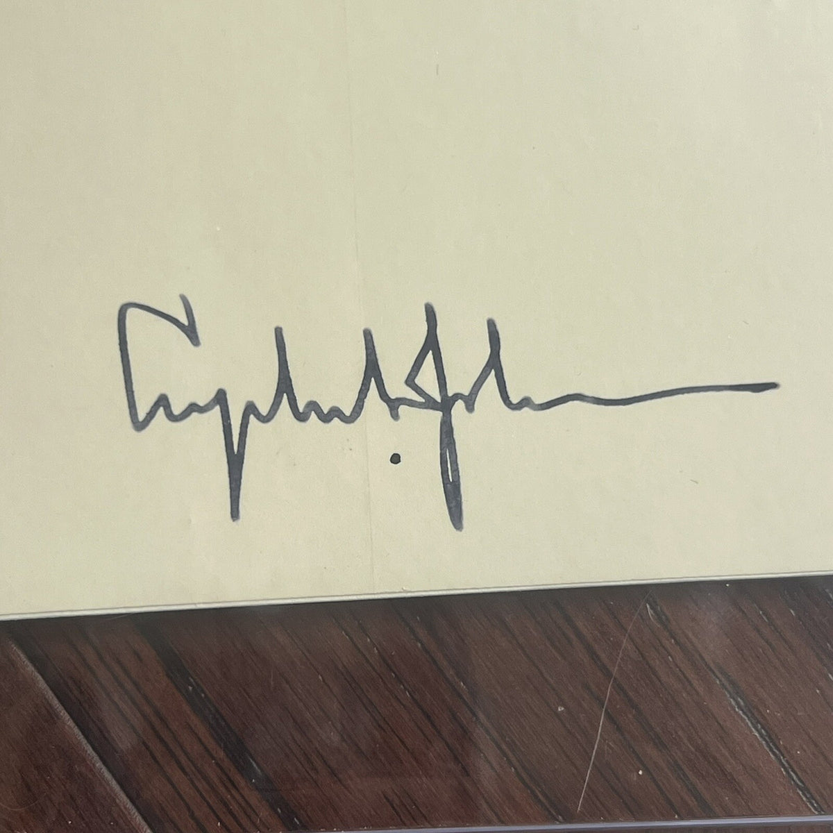 LYNDON B. JOHNSON * PSA/DNA * Autograph Bookplate Signed * LBJ President Seal