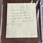 JEREMY BENTHAM * PSA * Scarce Handwritten AUTOGRAPH NOTE Signed Economist