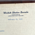 JOHN F. KENNEDY * PSA * Senate AUTOGRAPH WEDDING CAKE Letter SIGNED JFK