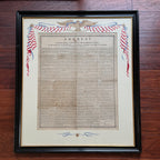 GEORGE WASHINGTON Scarce "FAREWELL ADDRESS" Printed Broadside Circa 1800