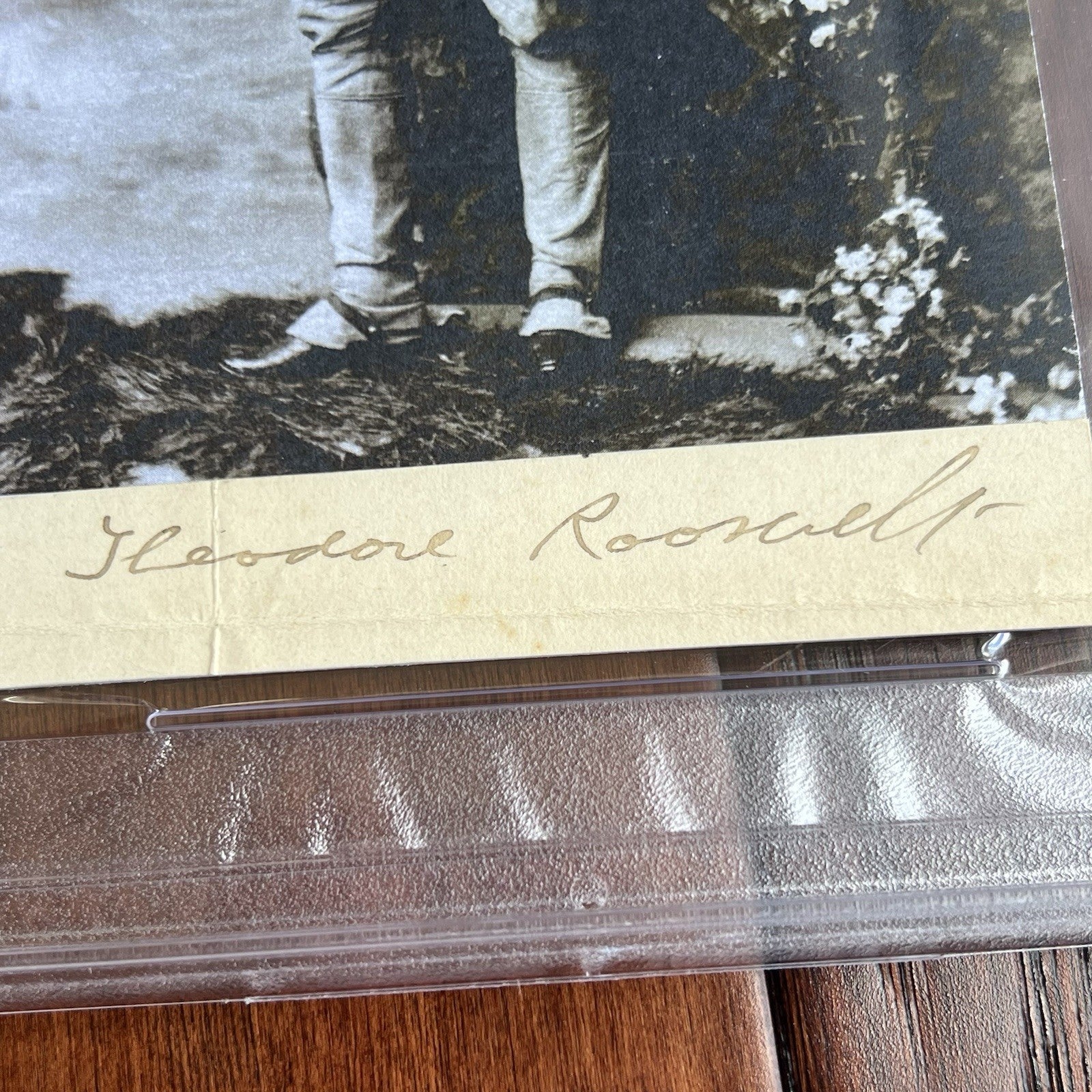 THEODORE ROOSEVELT * PSA * Autograph Cut FULL SIGNATURE Rough Rider Card Signed