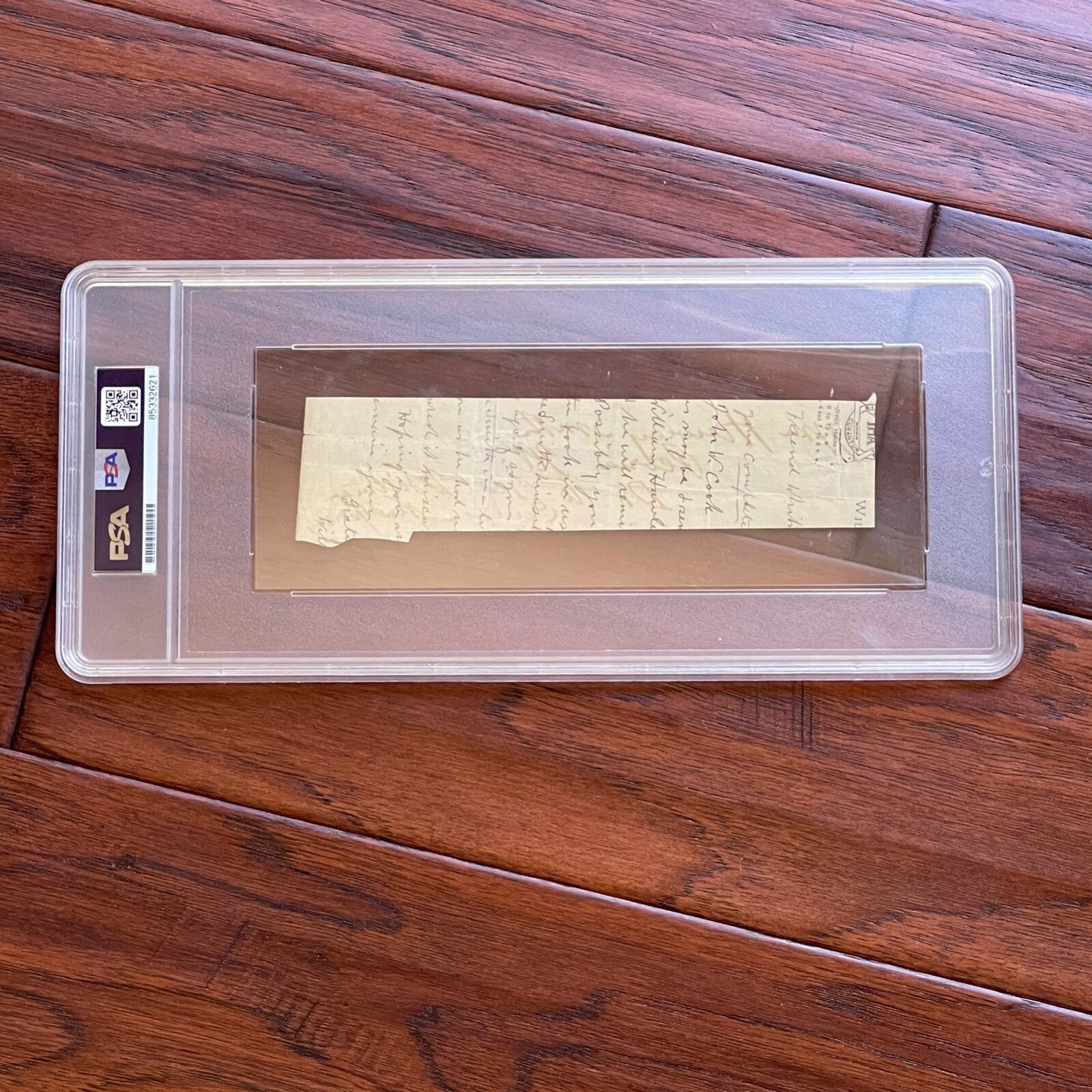 WALT WHITMAN * PSA/DNA * Autograph CUT SIGNATURE Signed * "Leaves of Grass" POET