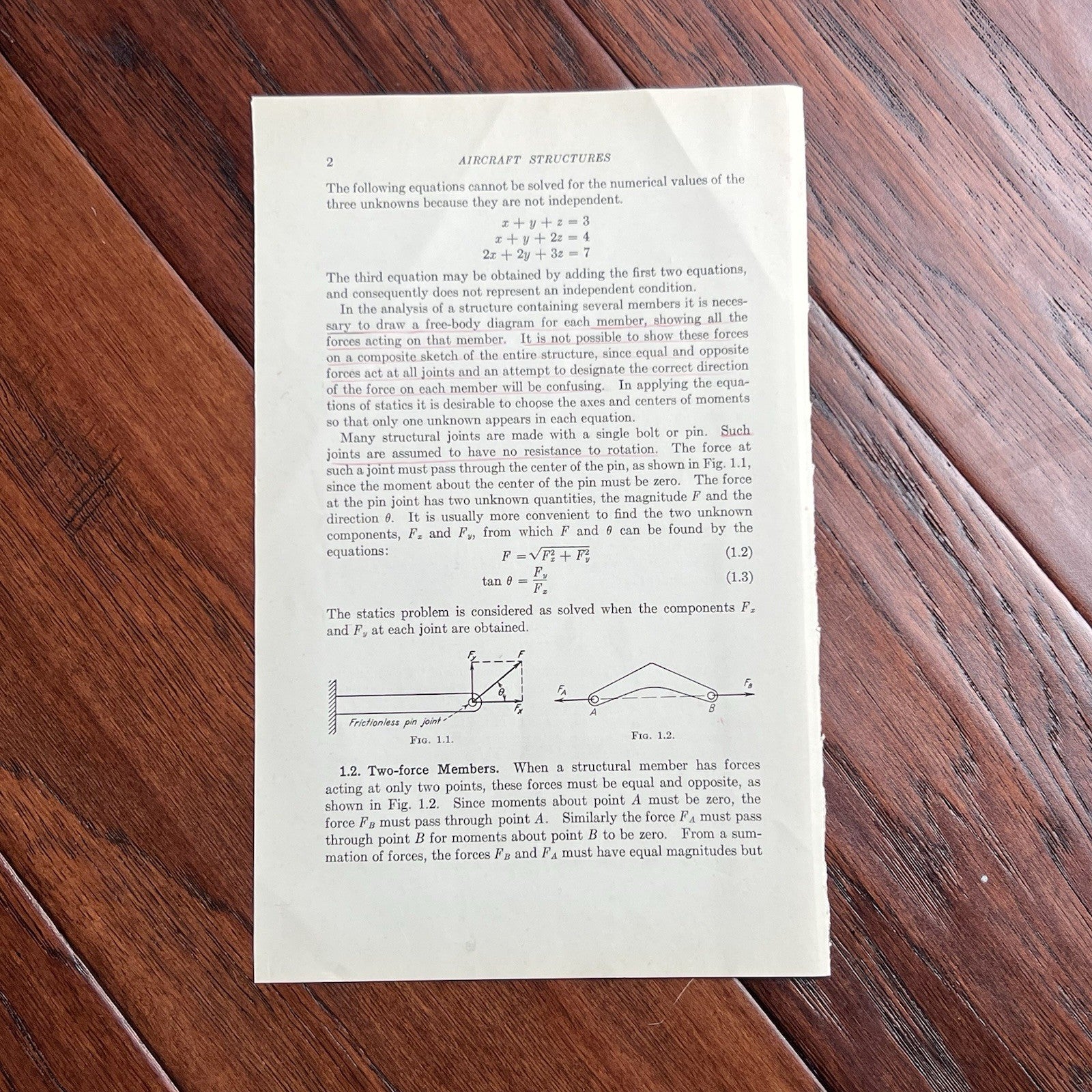 EDWARD H. WHITE II * HANDWRITTEN NOTES Not Autograph Signed APOLLO GEMINI * COA