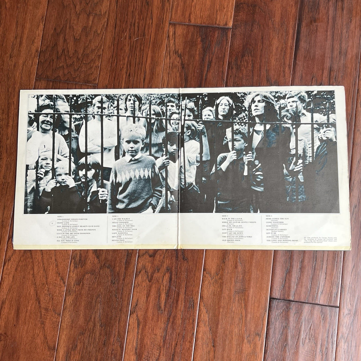 PAUL McCARTNEY & GEORGE MARTIN * PSA *  Autograph BEATLES 1967-1970 Album Signed