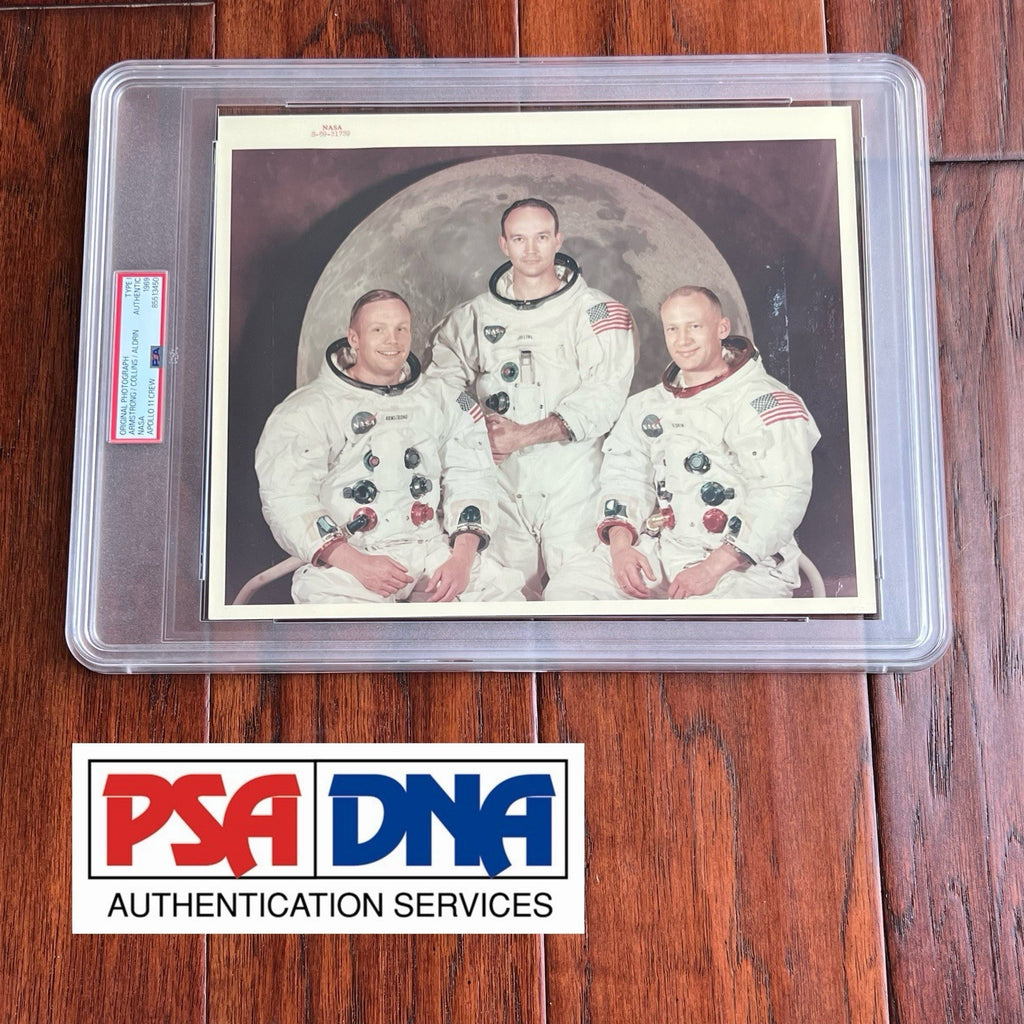 APOLLO 11 CREW * PSA TYPE 1 PHOTOGRAPH * NASA  1969 Neil Armstrong S6931739