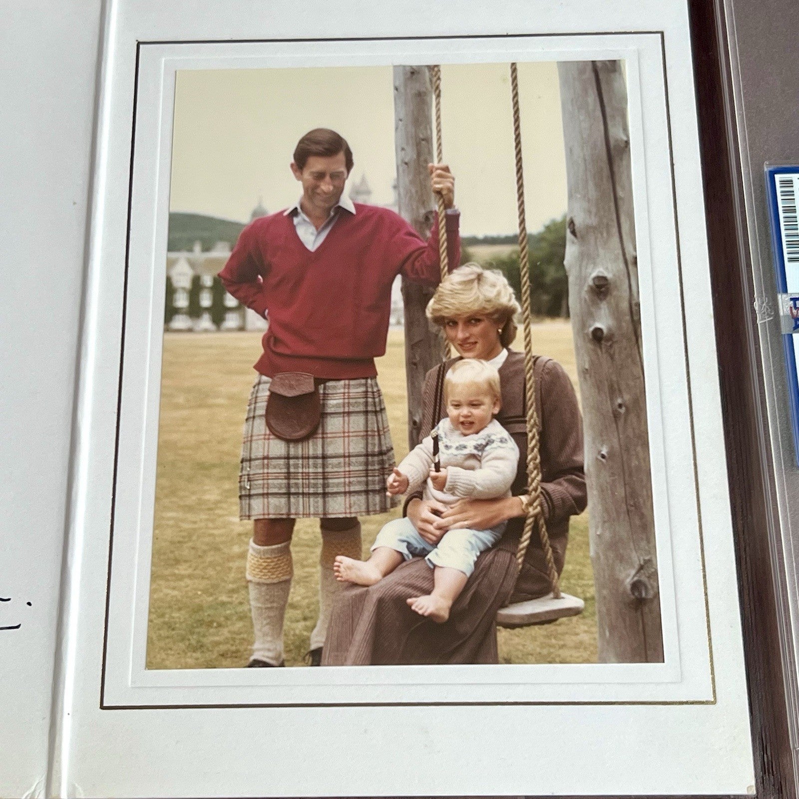 PRINCESS DIANA & KING CHARLES III * PSA * Autograph Family Xmas Card Signed 1983