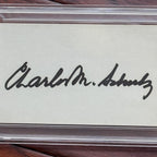 CHARLES SCHULZ * PSA * GEM MINT 10 Autograph Signed * Peanuts * Snoopy
