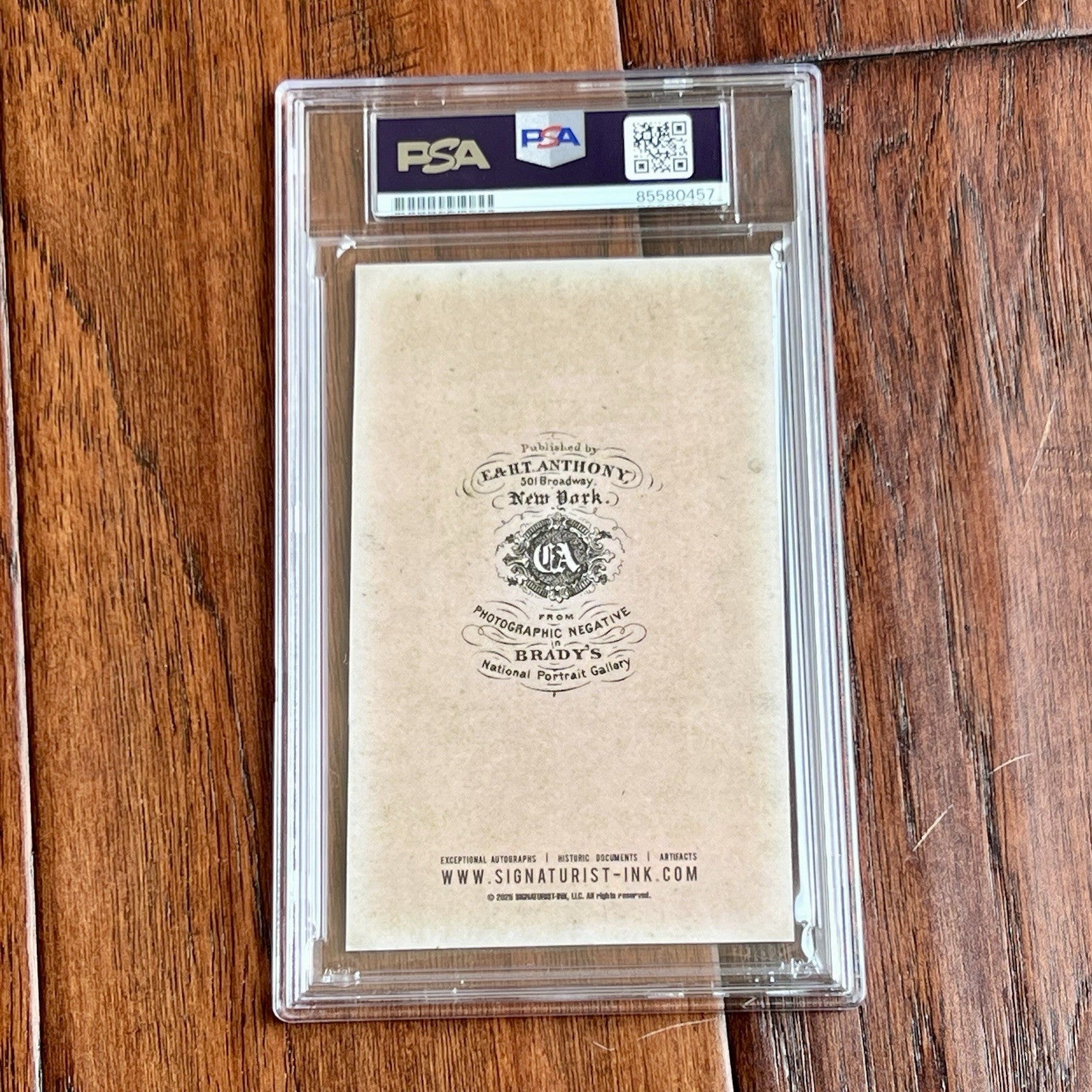 JAMES POLK * PSA * Autograph Cut Signature CDV Signed President Photograph