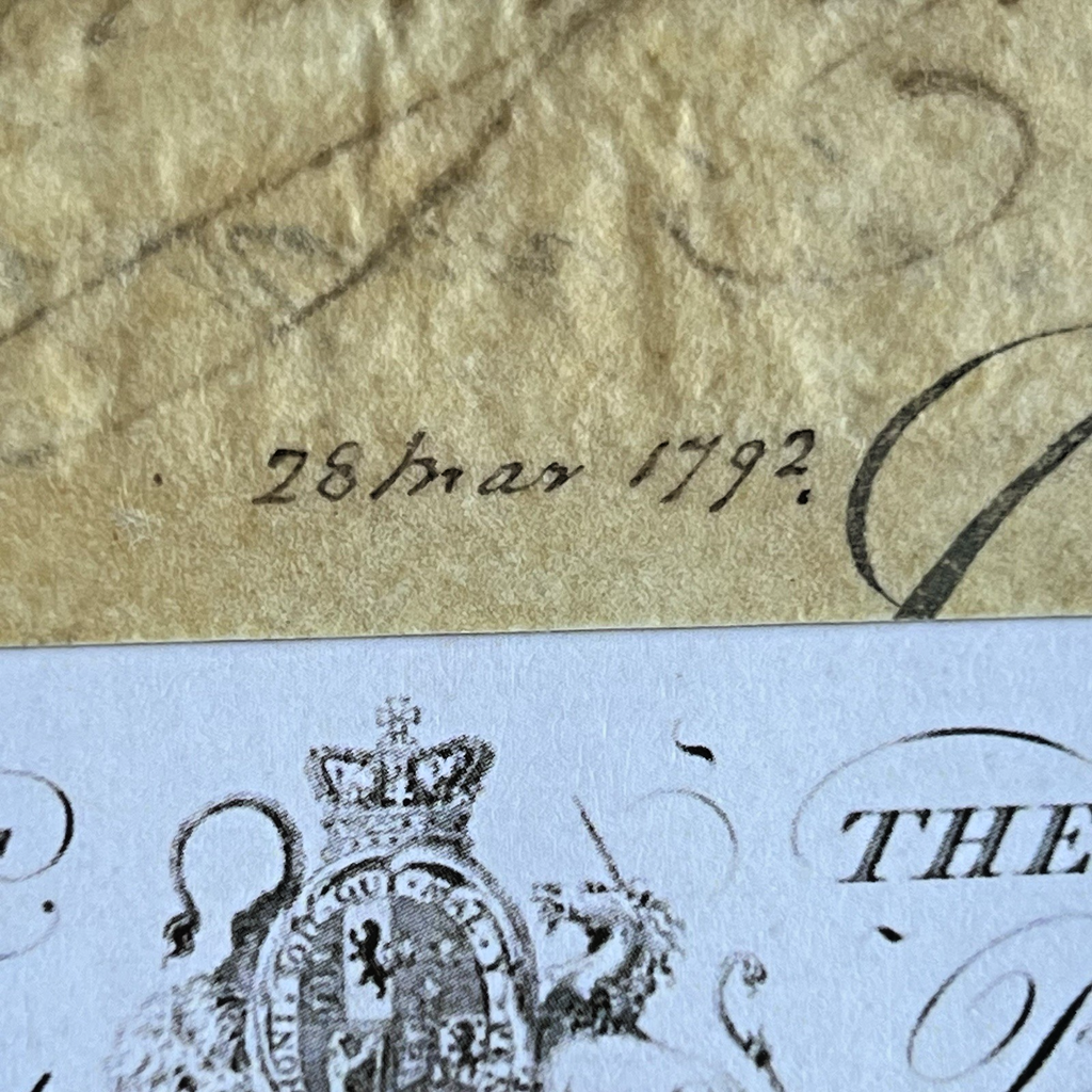 KING GEORGE III * PSA/DNA * Autograph CUT SIGNATURE Engraving Signed * England
