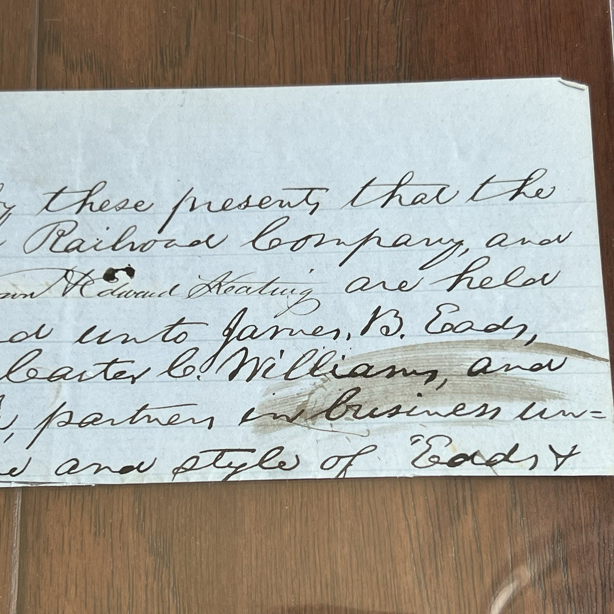 ABRAHAM LINCOLN * PSA * Handwritten LEGAL CASE Cut from an Autograph Doc Signed