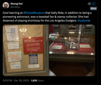 SALLY RIDE * Ride Estate COA * Her Owned Space Stamps EX: Smithsonian
