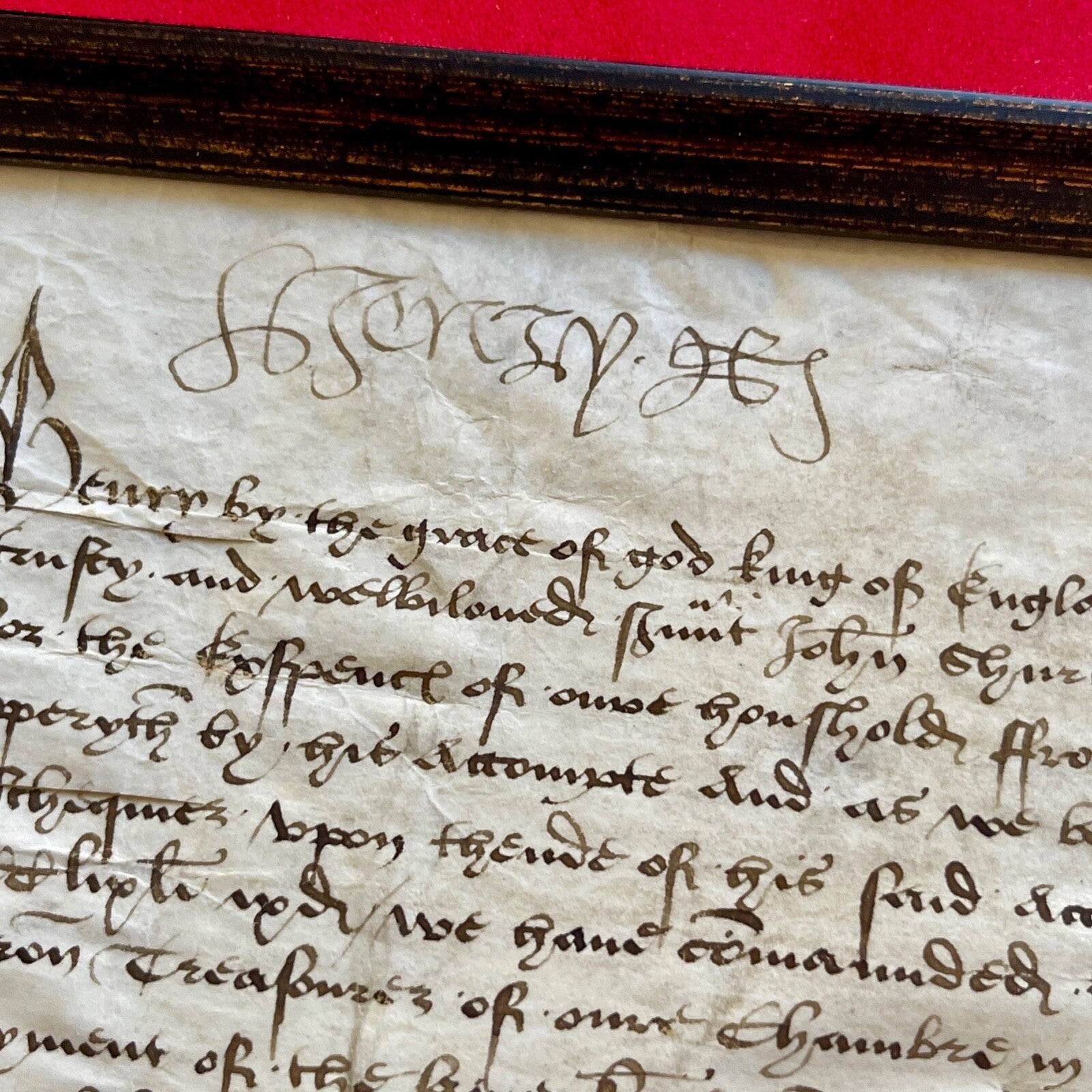 HENRY VIII * PSA/DNA * 1514 Royal Finance Autograph Document Signed * King of UK