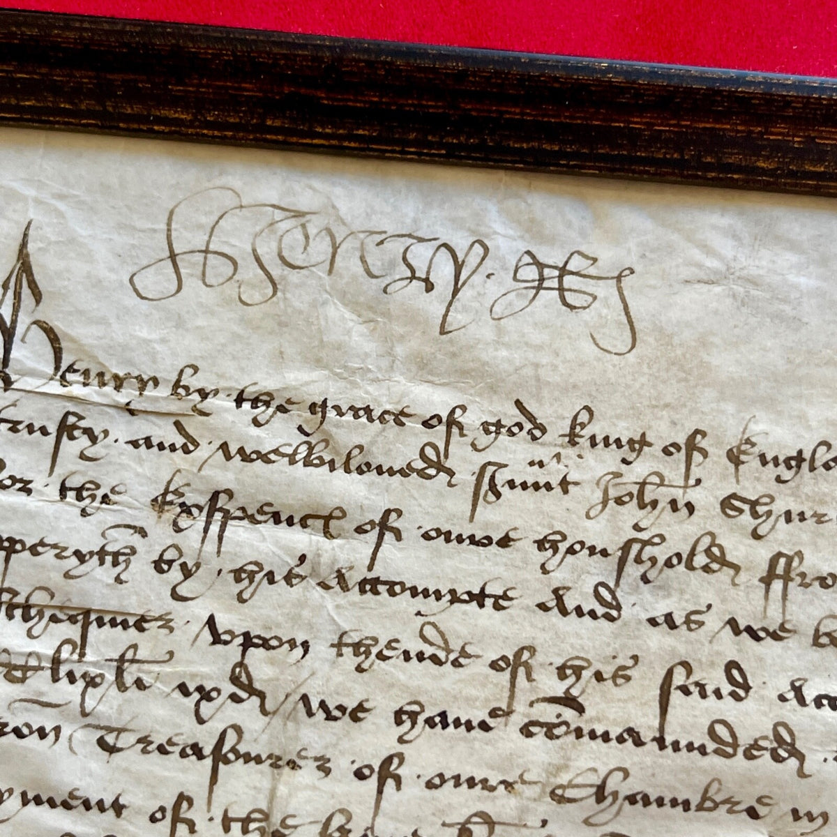 HENRY VIII * PSA/DNA * 1514 Royal Finance Autograph Document Signed * King of UK