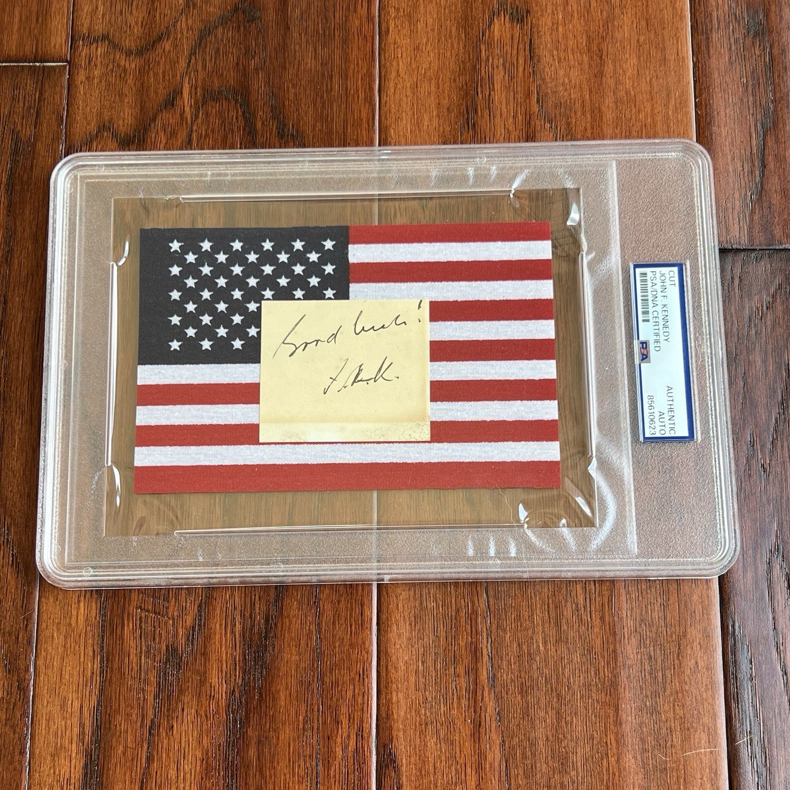 JOHN F. KENNEDY * PSA * Autograph Signature Signed "JFK" Inscription President