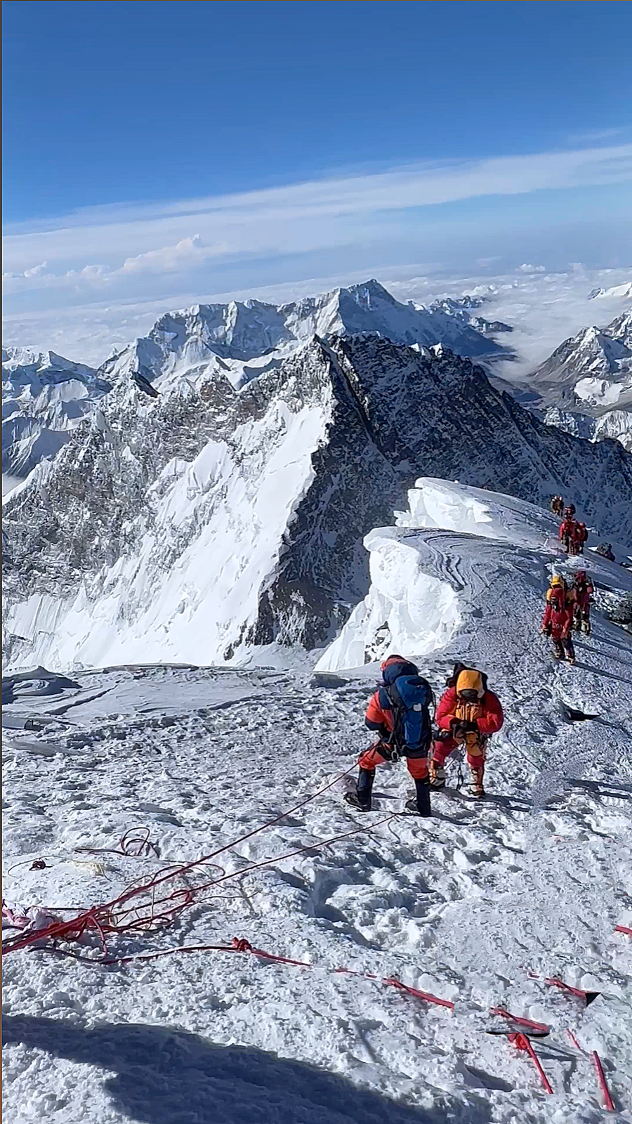 MOUNT EVEREST * CAG * GENUINE PRAYER FLAG ARTIFACT CARRIED TO SUMMIT 29029 FT