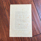 ALBERT EINSTEIN * PSA * Autograph THEORETICAL PHYSICS Signed * Rik = 0 Equation