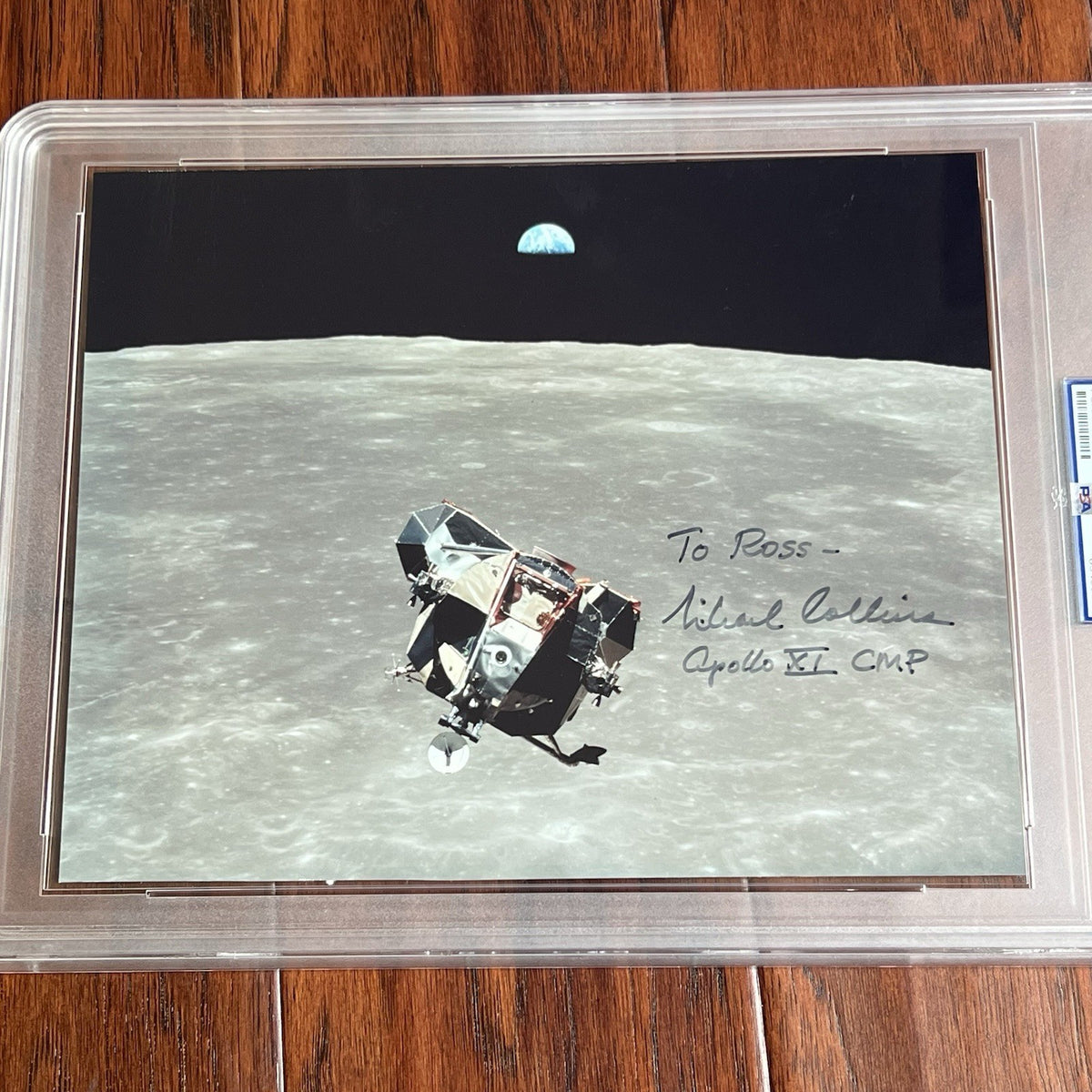 MICHAEL COLLINS * PSA * Autograph APOLLO 11 Eagle Mission Photo Signed