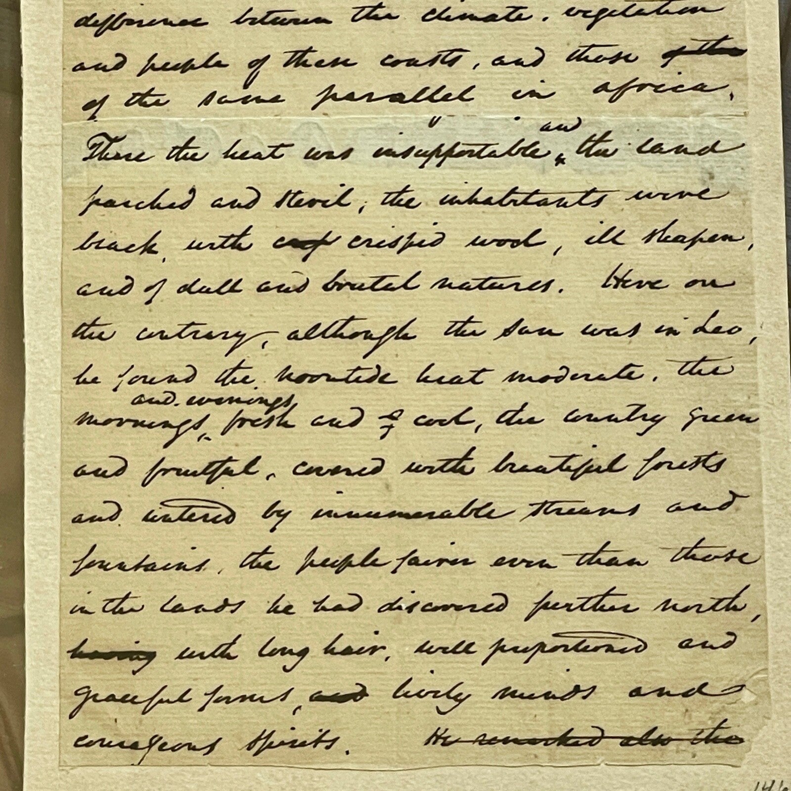 WASHINGTON IRVING * Manuscript Autograph Draft For COLUMBUS Bio Book Not Signed