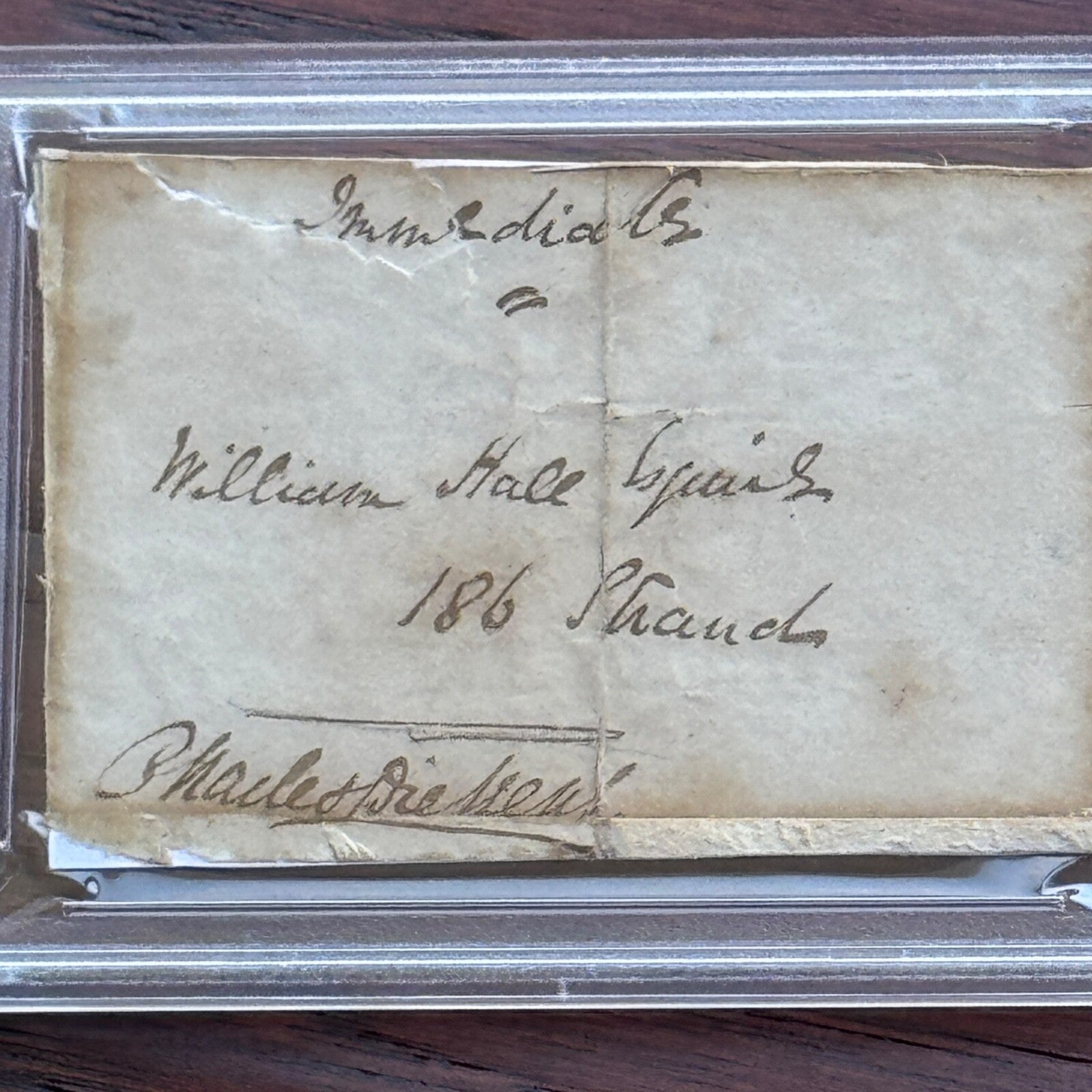 CHARLES DICKENS * PSA/DNA * Autograph FREE FRANK Signed * CHRISTMAS CAROL