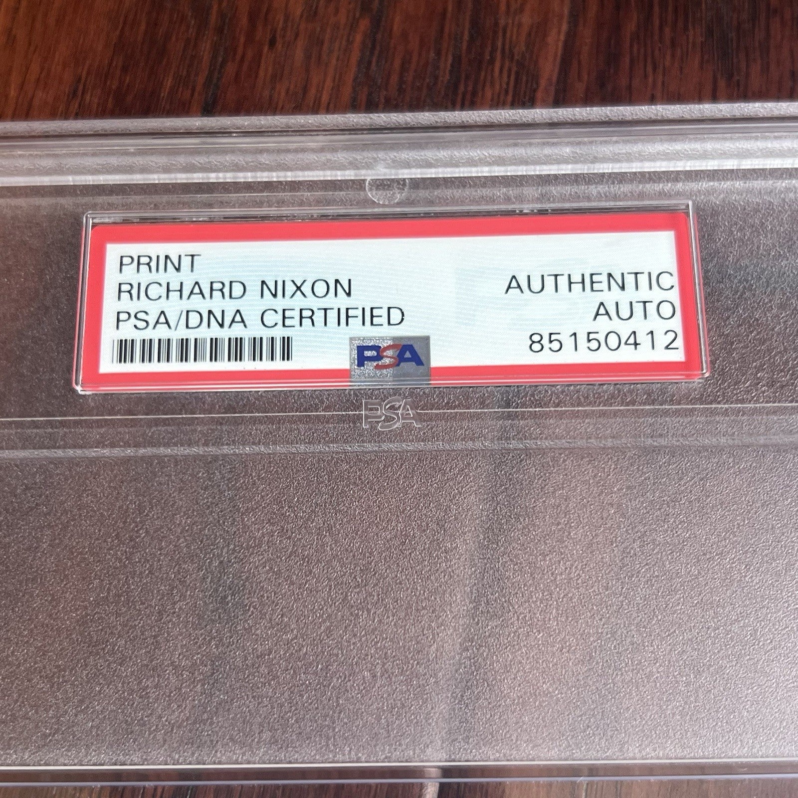 RICHARD NIXON * PSA * Autograph RESIGNATION SPEECH Signed Slab * President