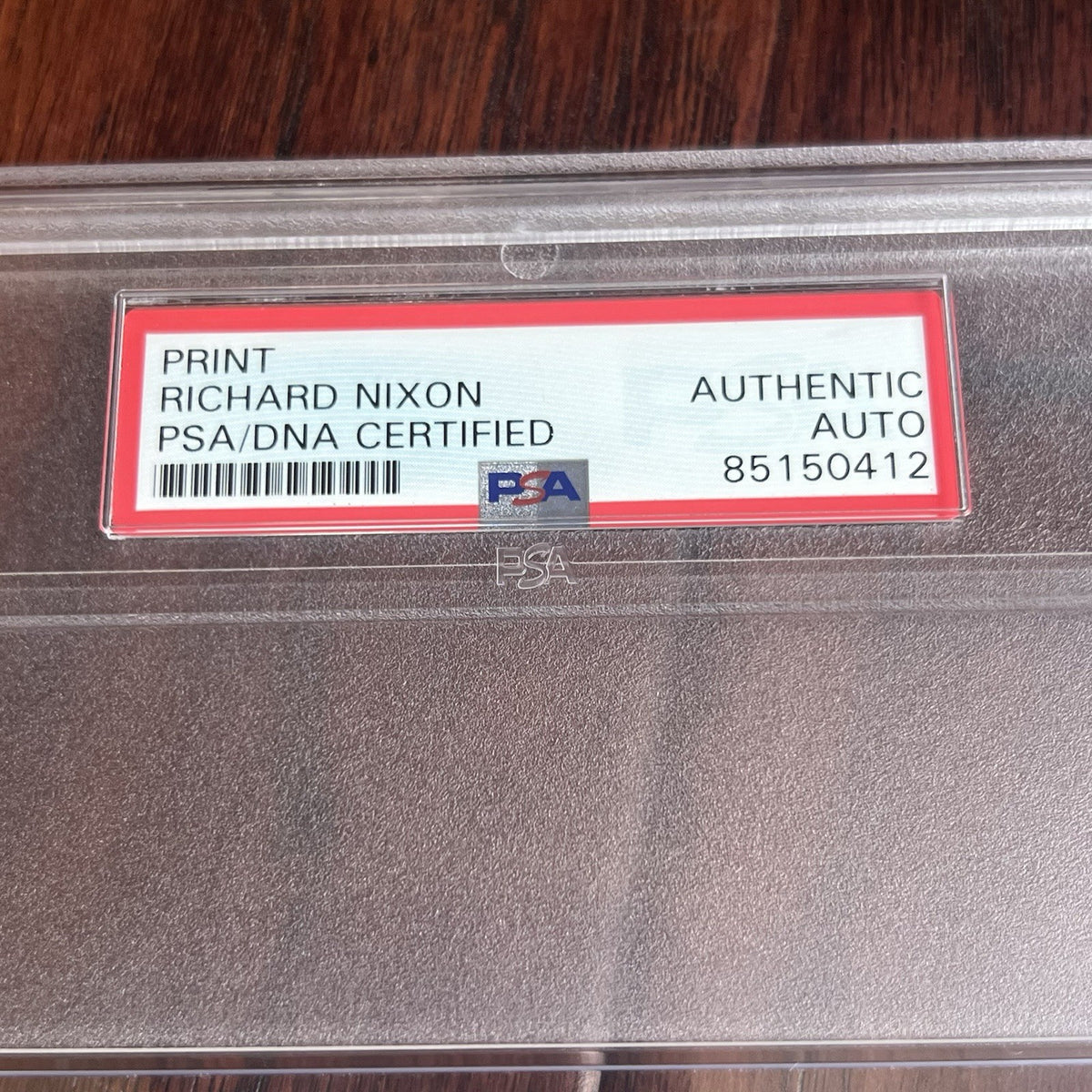 RICHARD NIXON * PSA * Autograph RESIGNATION SPEECH Signed Slab * President