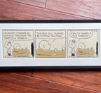 CHARLES SCHULZ * Original Drawn CHARLIE BROWN Artwork Comic Strip * Un Signed
