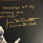 JIM MCDIVITT * Novaspace COA * Signed 10”x10 Autograph Canvas Gemini IV Quote