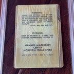 APOLLO 11 * PSA * NASA Mission Control Badge 1969 Moon Landing Dated Ticket