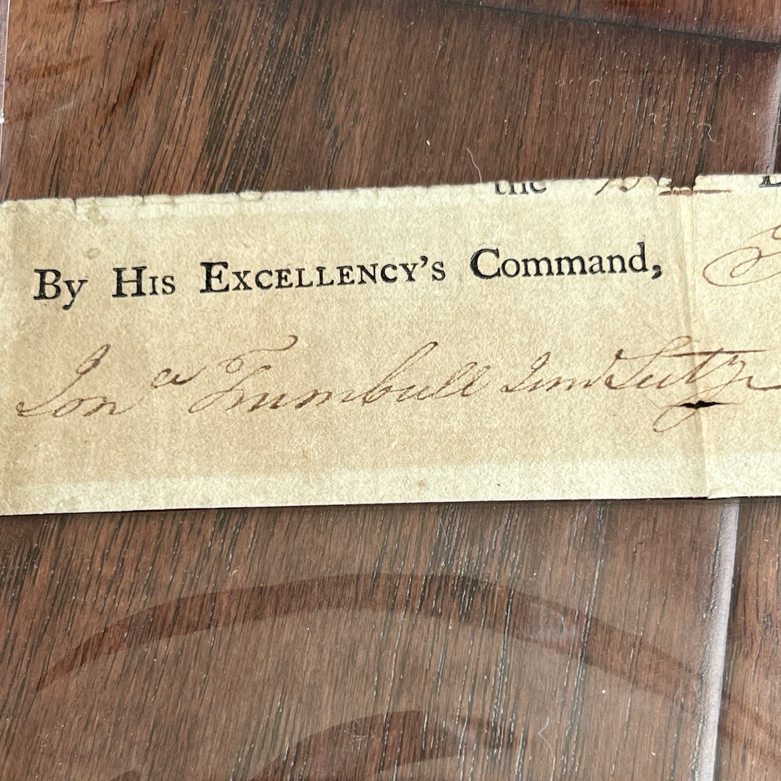 GEORGE WASHINGTON * PSA * Autograph INVALID DISCHARGE Rare Format Signed