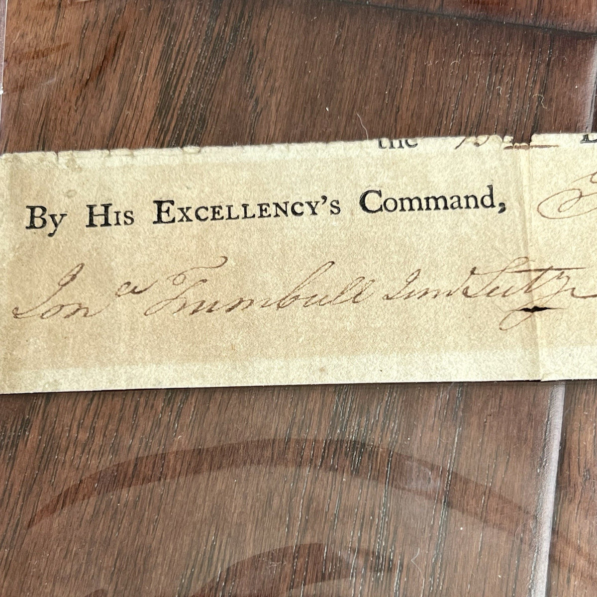 GEORGE WASHINGTON * PSA * Autograph INVALID DISCHARGE Rare Format Signed