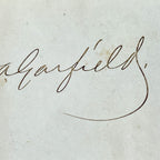 JAMES A. GARFIELD * PSA * Autograph Cut Signature Signed President