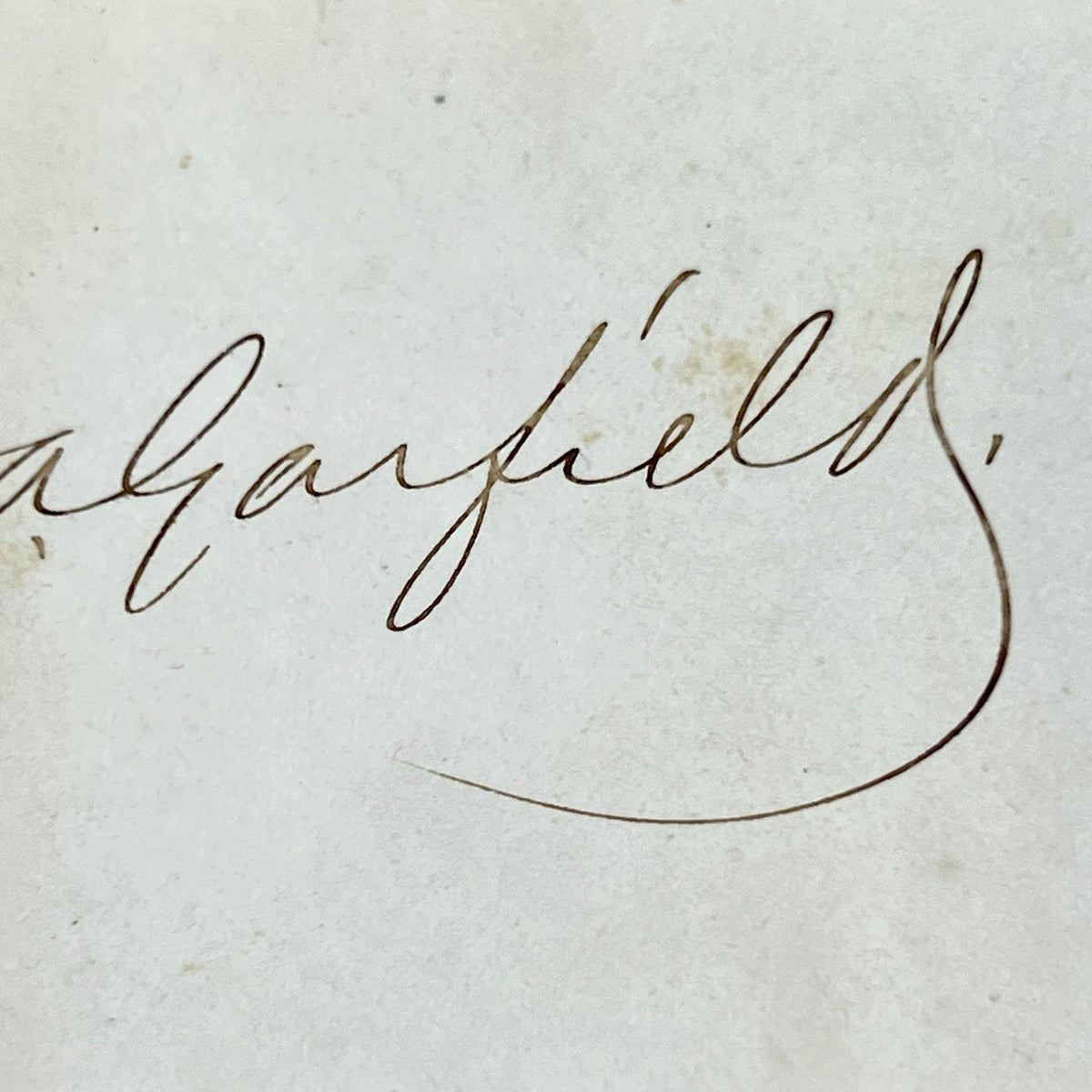 JAMES A. GARFIELD * PSA * Autograph Cut Signature Signed President