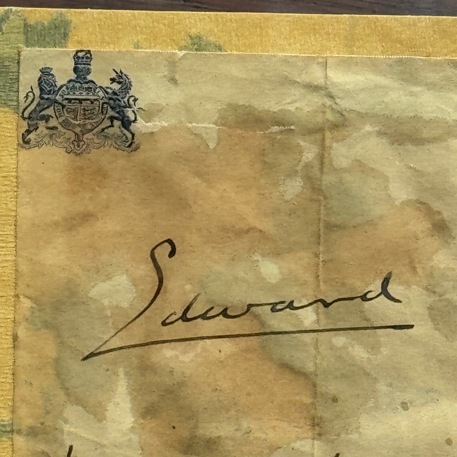 WINDSOR * PSA * Duke & Duchess Autograph BUCKINGHAM PALACE Signed * Edward VIII