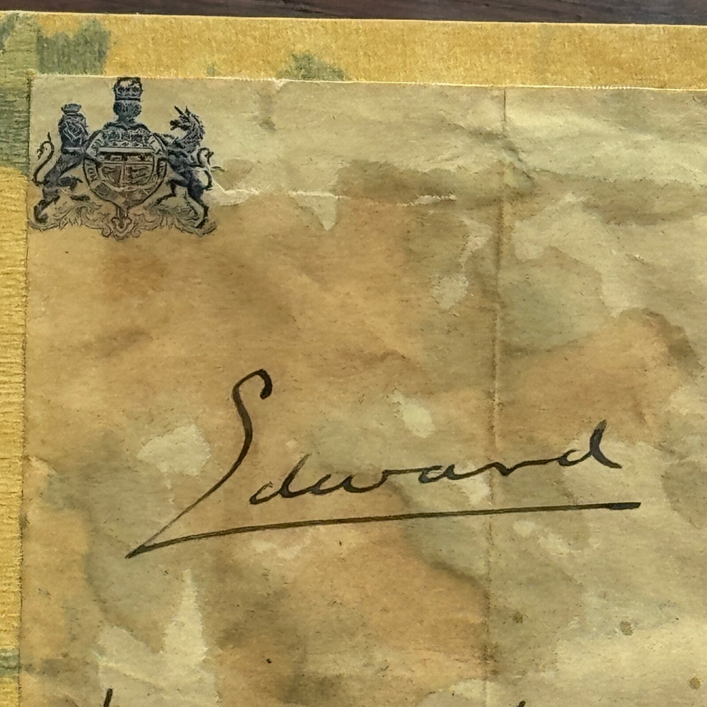 WINDSOR * PSA * Duke & Duchess Autograph BUCKINGHAM PALACE Signed * Edward VIII