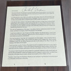 RICHARD NIXON * PSA * Autograph RESIGNATION SPEECH Signed Slab * President