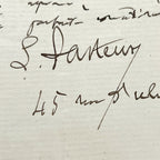 LOUIS PASTEUR * PSA/DNA * Autograph Letter Testing His Vaccine for Pigs Signed