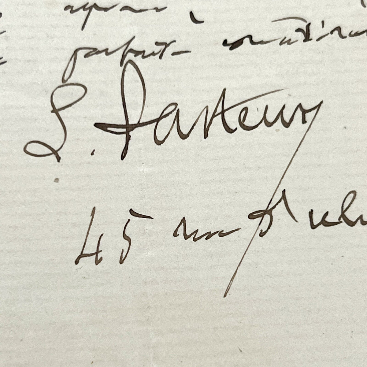 LOUIS PASTEUR * PSA/DNA * Autograph Letter Testing His Vaccine for Pigs Signed