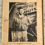 CHARLES LINDBERGH * JSA * Autograph SPIRIT OF ST. LOUIS Photo XL Portrait Signed