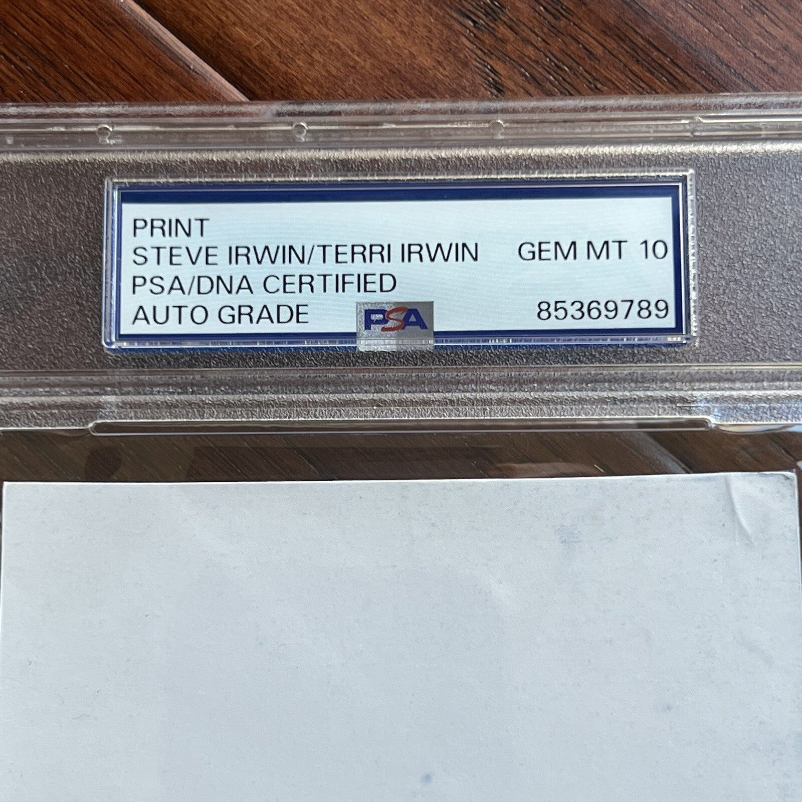 STEVE IRWIN * PSA Graded GEM 10 * Autograph CROCODILE HUNTER Custom Card Signed