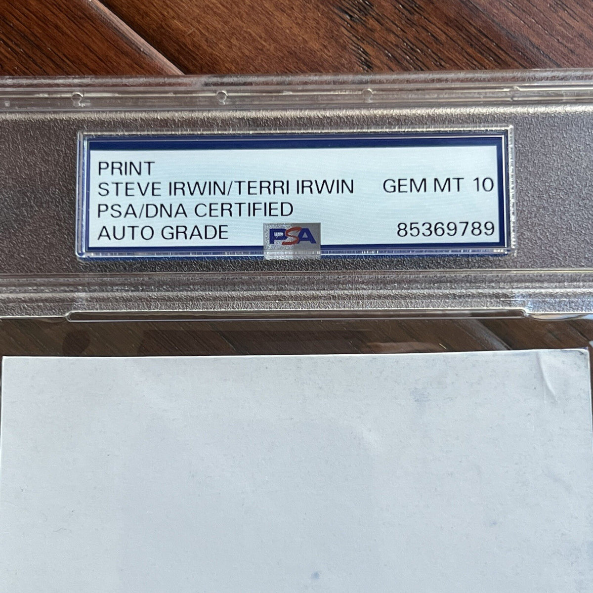 STEVE IRWIN * PSA Graded GEM 10 * Autograph CROCODILE HUNTER Custom Card Signed