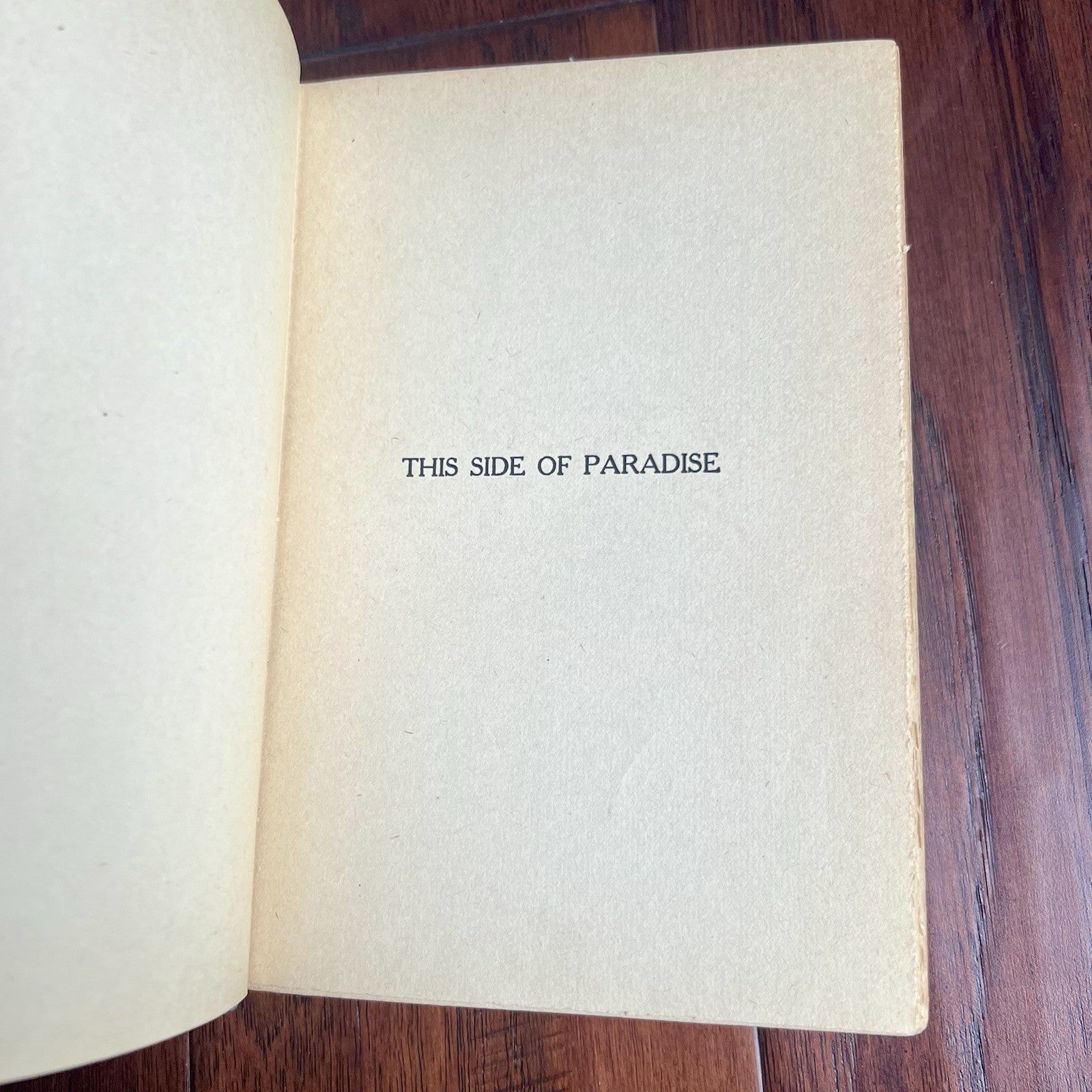 F. SCOTT FITZGERALD * PSA * 1st Ed Autograph THIS SIDE OF PARADISE Book Signed