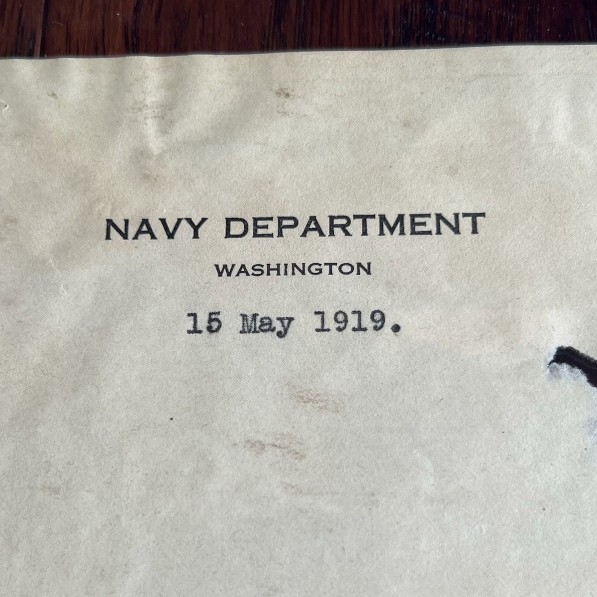 FRANKLIN D. ROOSEVELT * PSA * Autograph Navy Letter SIGNED Re: USS Sinclair