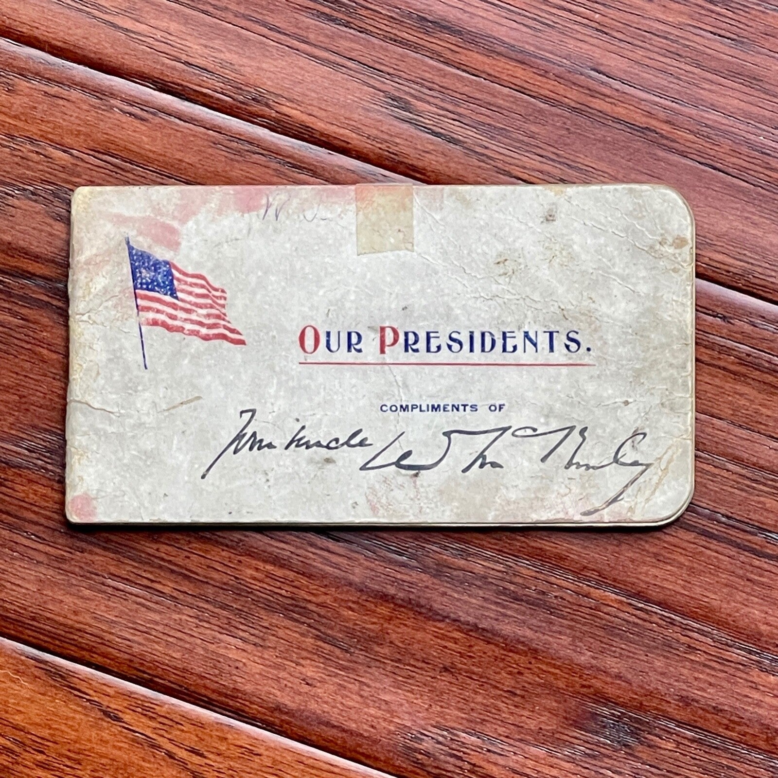 WILLIAM McKINLEY * PSA * Autograph OUR PRESIDENTS Oath of Office booklet SIGNED